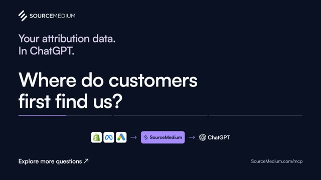 Your attribution data. In ChatGPT. Three questions.